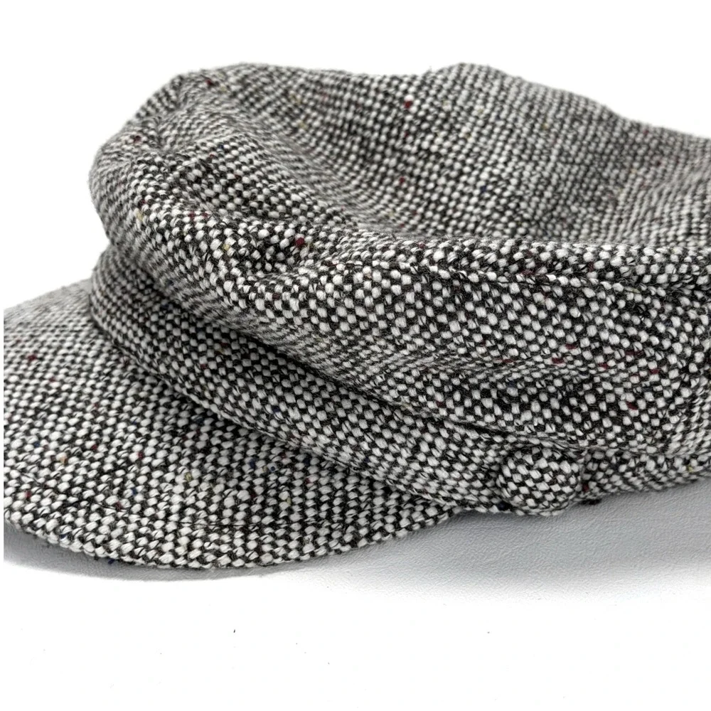 Scala Pronto Newsboy Cap One Size Multi-Color Tweed Poly/Wood
